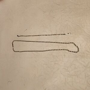 Sterling silver necklace and bracelet set